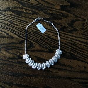 Talbots Elegant Silver Shell Necklace